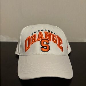 Top of the World White and Orange Cap